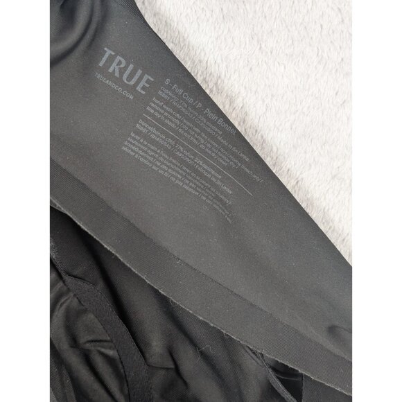 True & Co Bralette Womens Size S Full Cup Black Adjustable Seamless Wireless - Picture 4 of 8